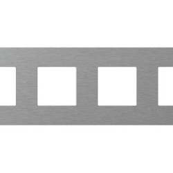Πλαίσιο κάλυψης ασημί EDGE 4X2M MA M - TEM MODUL EDGE