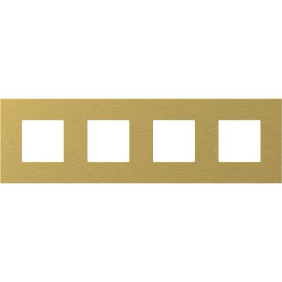 Πλαίσιο κάλυψης ασημί EDGE 4X2M MA M - TEM MODUL EDGE