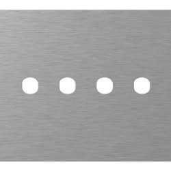 Πλαίσιο κάλυψης ασημί EDGE 4M MA P - TEM MODUL EDGE