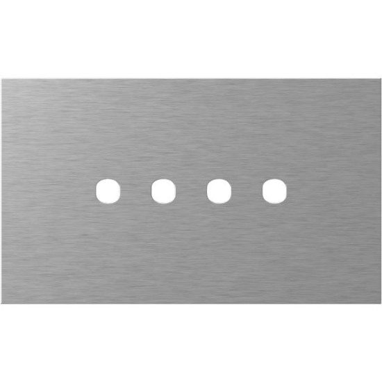 Πλαίσιο κάλυψης ασημί EDGE 4M MA P - TEM MODUL EDGE