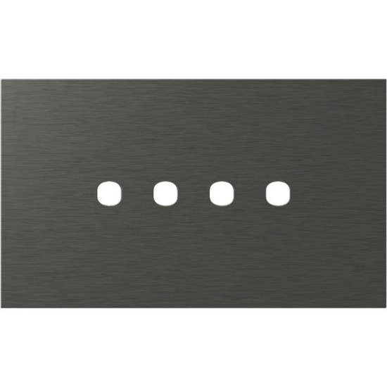 Πλαίσιο κάλυψης ασημί EDGE 4M MA P - TEM MODUL EDGE