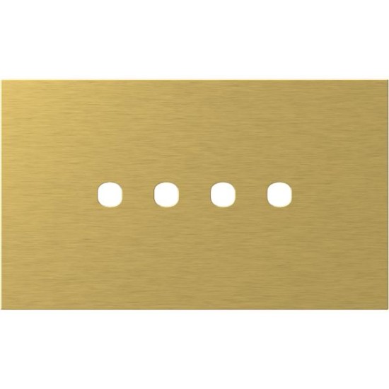 Πλαίσιο κάλυψης ασημί EDGE 4M MA P - TEM MODUL EDGE