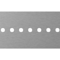 Πλαίσιο κάλυψης ασημί EDGE 7M MA P - TEM MODUL EDGE