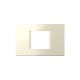 Πλαίσιο κάλυψης λευκό Line OL 2/3M PW - TEM MODUL
