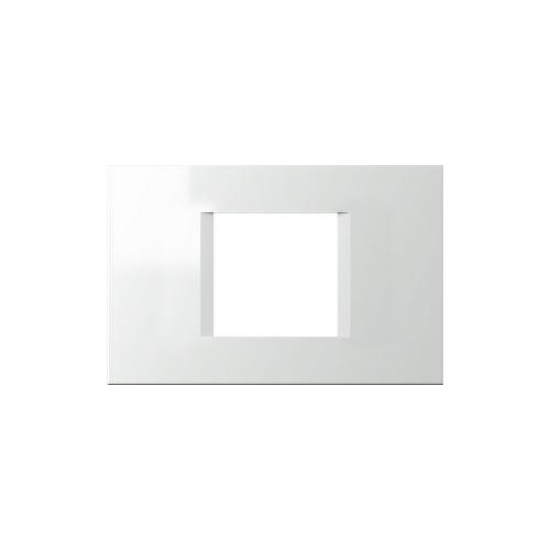 Πλαίσιο κάλυψης λευκό Line OL 2/3M PW - TEM MODUL