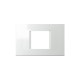 Πλαίσιο κάλυψης λευκό Line OL 2/3M PW - TEM MODUL