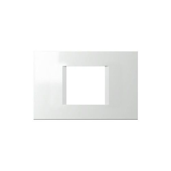 Πλαίσιο κάλυψης λευκό Line OL 2/3M PW - TEM MODUL
