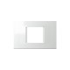 Πλαίσιο κάλυψης λευκό Line OL 2/3M PW - TEM MODUL