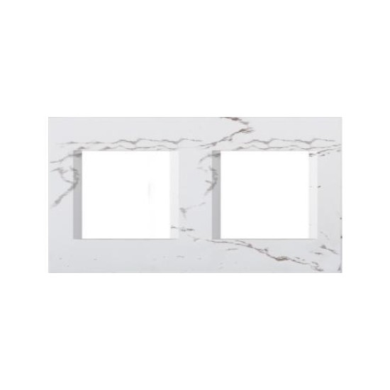 Πλαίσιο κάλυψης λευκό Line OL 2x2M PW - TEM MODUL