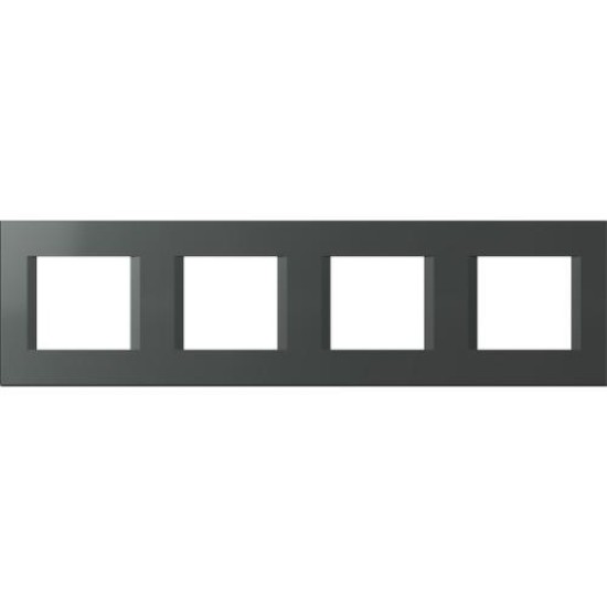 Πλαίσιο κάλυψης λευκό Line OL 4x2M PW - TEM MODUL