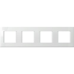 Πλαίσιο κάλυψης λευκό Line OL 4x2M PW - TEM MODUL