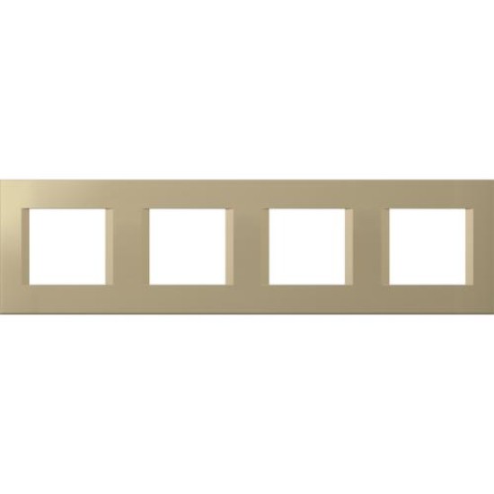 Πλαίσιο κάλυψης λευκό Line OL 4x2M PW - TEM MODUL