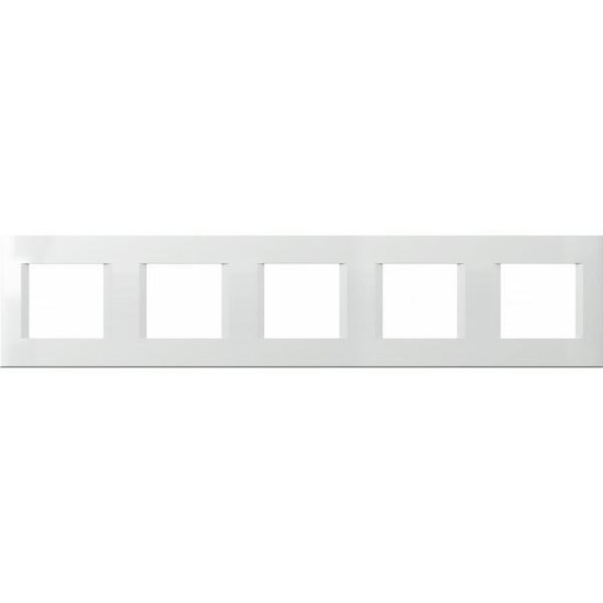 Πλαίσιο κάλυψης λευκό Line OL 5x2M PW - TEM MODUL