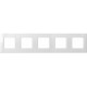Πλαίσιο κάλυψης λευκό Line OL 5x2M PW - TEM MODUL
