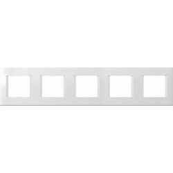Πλαίσιο κάλυψης λευκό Line OL 5x2M PW - TEM MODUL