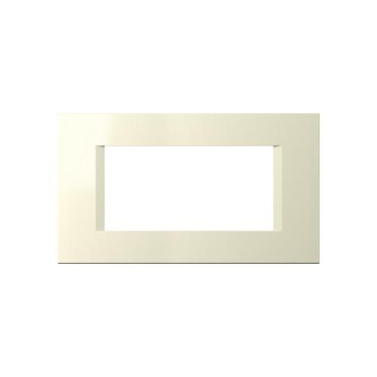 Πλαίσιο κάλυψης λευκό Line OL 4M PW - TEM MODUL