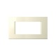 Πλαίσιο κάλυψης λευκό Line OL 4M PW - TEM MODUL