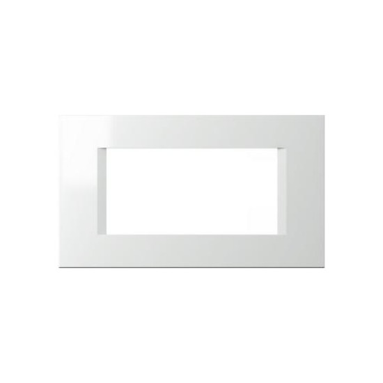 Πλαίσιο κάλυψης λευκό Line OL 4M PW - TEM MODUL