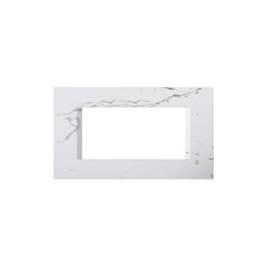 Πλαίσιο κάλυψης λευκό Line OL 4M PW - TEM MODUL