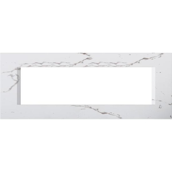 Πλαίσιο κάλυψης λευκό Line OL 7M PW - TEM MODUL