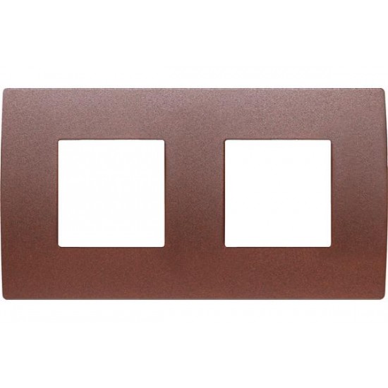 Πλαίσιο κάλυψης σφυρήλατος χάλυβας Pure OP 2x2M MH - TEM MODUL