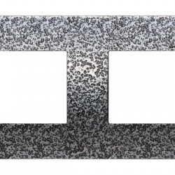 Πλαίσιο κάλυψης σφυρήλατος χάλυβας Pure OP 2x2M MH - TEM MODUL