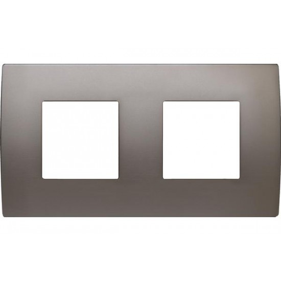 Πλαίσιο κάλυψης σφυρήλατος χάλυβας Pure OP 2x2M MH - TEM MODUL