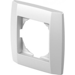 Πλαίσιο 1Θέσης PW Λευκό / BOLD LOGIQ TEM