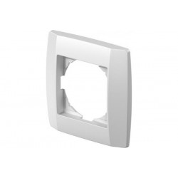 Πλαίσιο 1Θέσης PW Λευκό / BOLD LOGIQ TEM