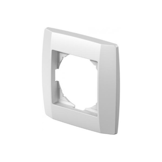 Πλαίσιο 1Θέσης PW Λευκό / BOLD LOGIQ TEM