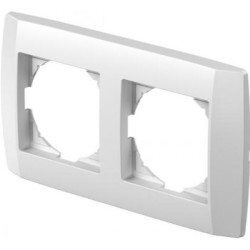 Πλαίσιο 2Θέσεων PW Λευκό / BOLD LOGIQ TEM