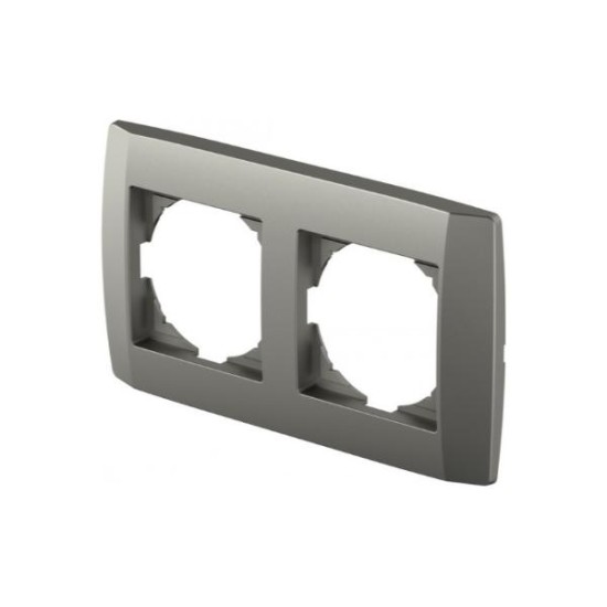 Πλαίσιο 2Θέσεων PW Λευκό / BOLD LOGIQ TEM