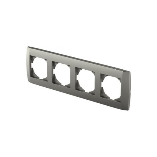 Πλαίσιο 4Θέσεων PW Λευκό / BOLD LOGIQ TEM