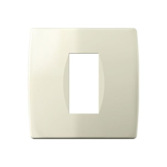 Πλαίσιο κάλυψης λευκό Soft OS 1/2M PW - TEM MODUL