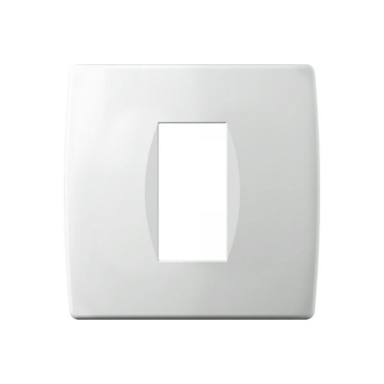 Πλαίσιο κάλυψης λευκό Soft OS 1/2M PW - TEM MODUL