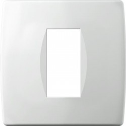 Πλαίσιο κάλυψης λευκό Soft OS 1/2M PW - TEM MODUL