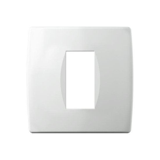 Πλαίσιο κάλυψης λευκό Soft OS 1/2M PW - TEM MODUL