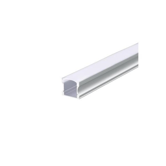 Προφίλ οροφής / Επίτοιχο αλουμινίου με οπάλ κάλυμμα 2μέτρα 14,5mmx17,2mm SCAR - P113U - aca