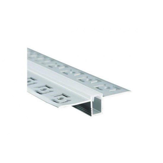 Προφίλ γυψοσανίδας αλουμινίου με οπάλ κάλυμμα 2μέτρα 47,8mmx12mmx7,8mm - LATE ULTRA MINI - P129N/U - aca