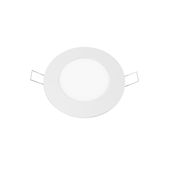 Φωτιστικό Led ψευδοροφής στρογγυλό λευκό με τροφοδοτικό 6W 4000K 470Lm 230V Φ119mm 120° - PENU640RW - aca