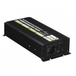 Αντιστροφέας (Inverter) 12VDC 1000W Καθαρού ημιτόνου - PIP1012N - aca elec