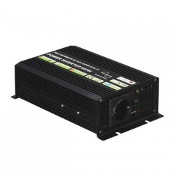 Αντιστροφέας (Inverter) 24VDC 600W Καθαρού ημιτόνου - PIP624N - aca elec