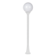 Floor plastic garden luminaires column 1XE27 LED max 10w White PC L:1100mm Φ:200mm - aca  
