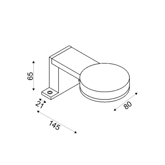 Φωτιστικό επίπλου λουτρού LED 5W 3000K 330Lm Μέταλλο + Ακρυλικό / Χρώμιο 8X14,5X6,5CM LUSTRO - acadecor 
