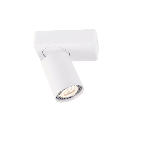 Φωτιστικό σπότ επίτοιχο / Οροφής LED 1XGU10 max 35W Αλουμίνιο / Αμμ΄΄ωδες μάυρο 12Χ7X11CM  ELITIS - acadecor 