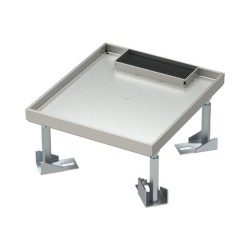 Floor box with cover for double floors 4M - TEM