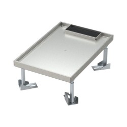 Floor box with cover for double floors 7M - TEM