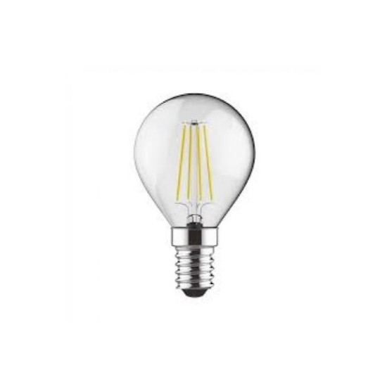 Λαμπτήρας Led μπάλα διάφανη - 230V / Ε14  6W - RETRO6WW - Diolamp
