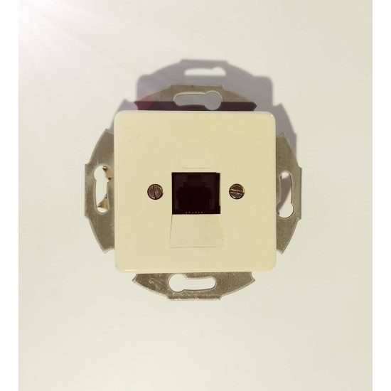 Πρίζα τηλεφώνου 1xRJ11 μηχανισμός/Πλακίδιο - Busch Jaeger