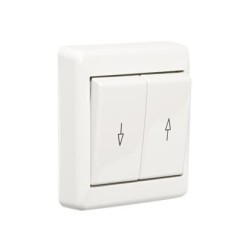 Μπουτόν ρολλών εξωτερικός λευκό - IP33 - RS16/2Μ P - ELKO